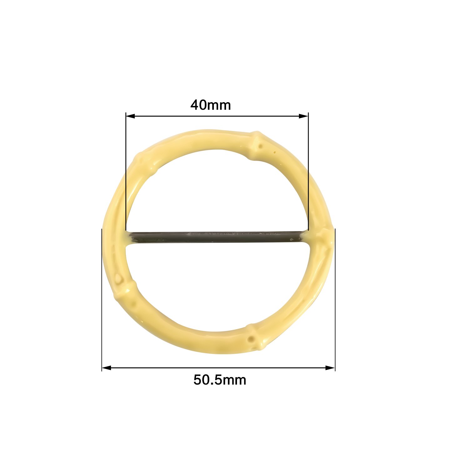 Customized Zinc alloy accessories plating special-shape scarf buckle for ladies
