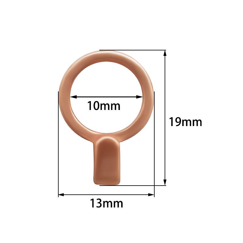 Customized Zinc alloy accessories plating special-shape scarf buckle for ladies