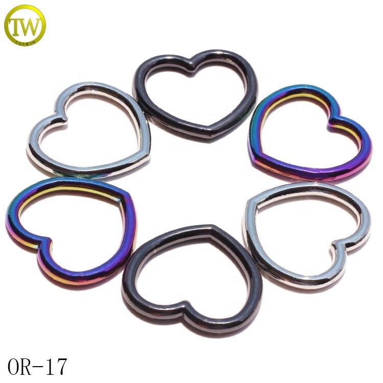High Quality Handbag Hardware Zinc alloy Round Shape Buckle Gold Plated Metal O Ring For Luggage