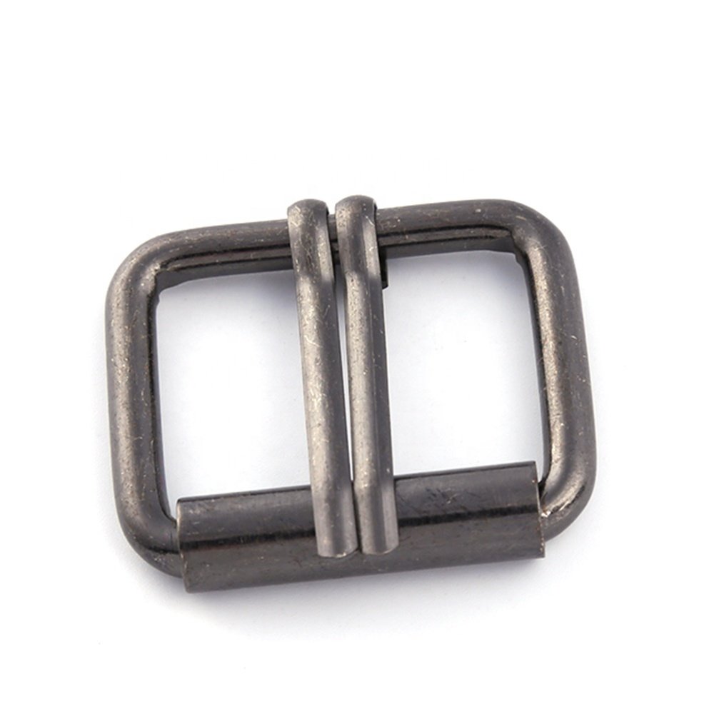 Backpack metal iron suspender buckles nickle adjustable slider strap belt buckle