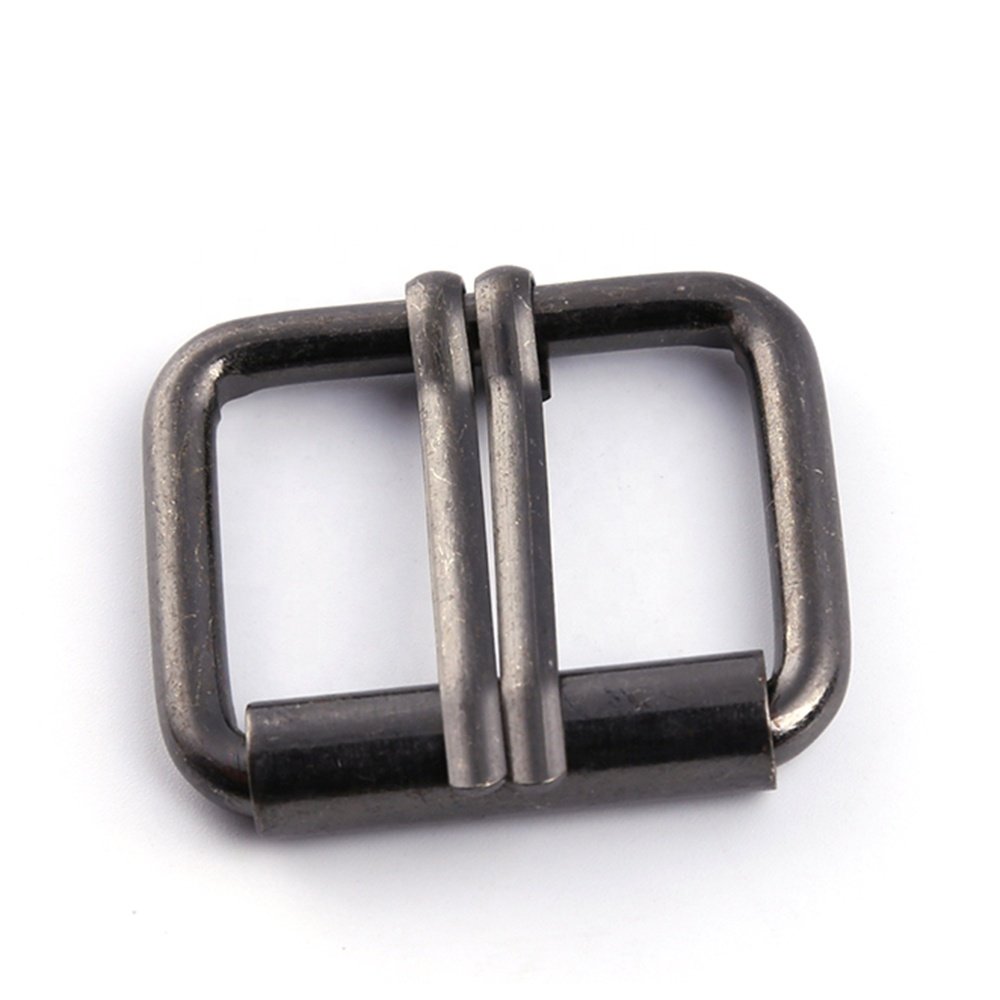 Backpack metal iron suspender buckles nickle adjustable slider strap belt buckle