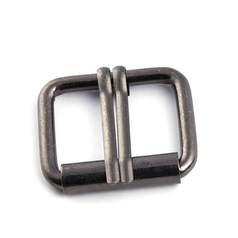 Backpack metal iron suspender buckles nickle adjustable slider strap belt buckle