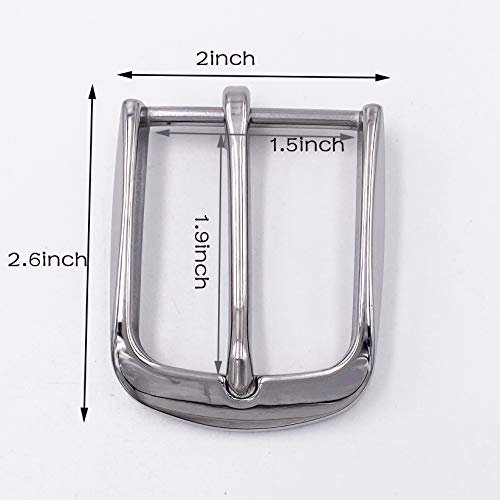 Hot Selling 40mm Heavy Duty Ziny Alloy Single Prong Square Belt Buckle