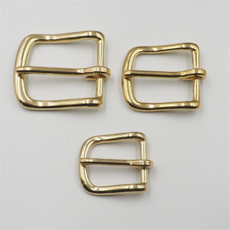 13mm/20mm/25mm None Lead and Nickel Brass Buckle Luxury Solid Brass Pin Belt Buckle for Bags Premium Parts & Accessories