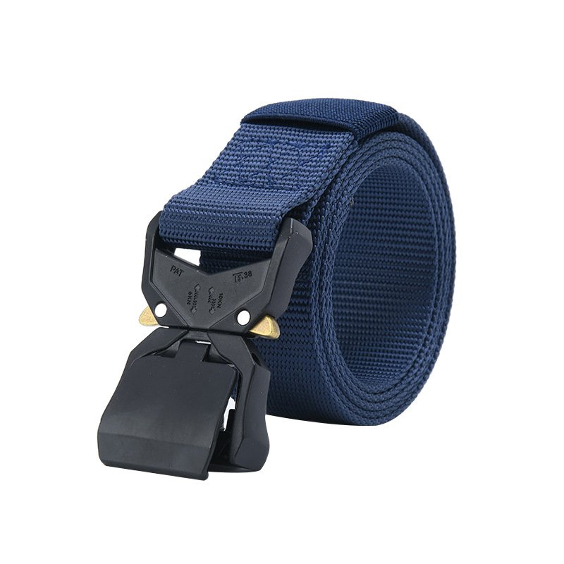 Combat Belt Tactical Buckle 50Mm Cotton Quick Release Black Security Multicam Metal Durable Padded