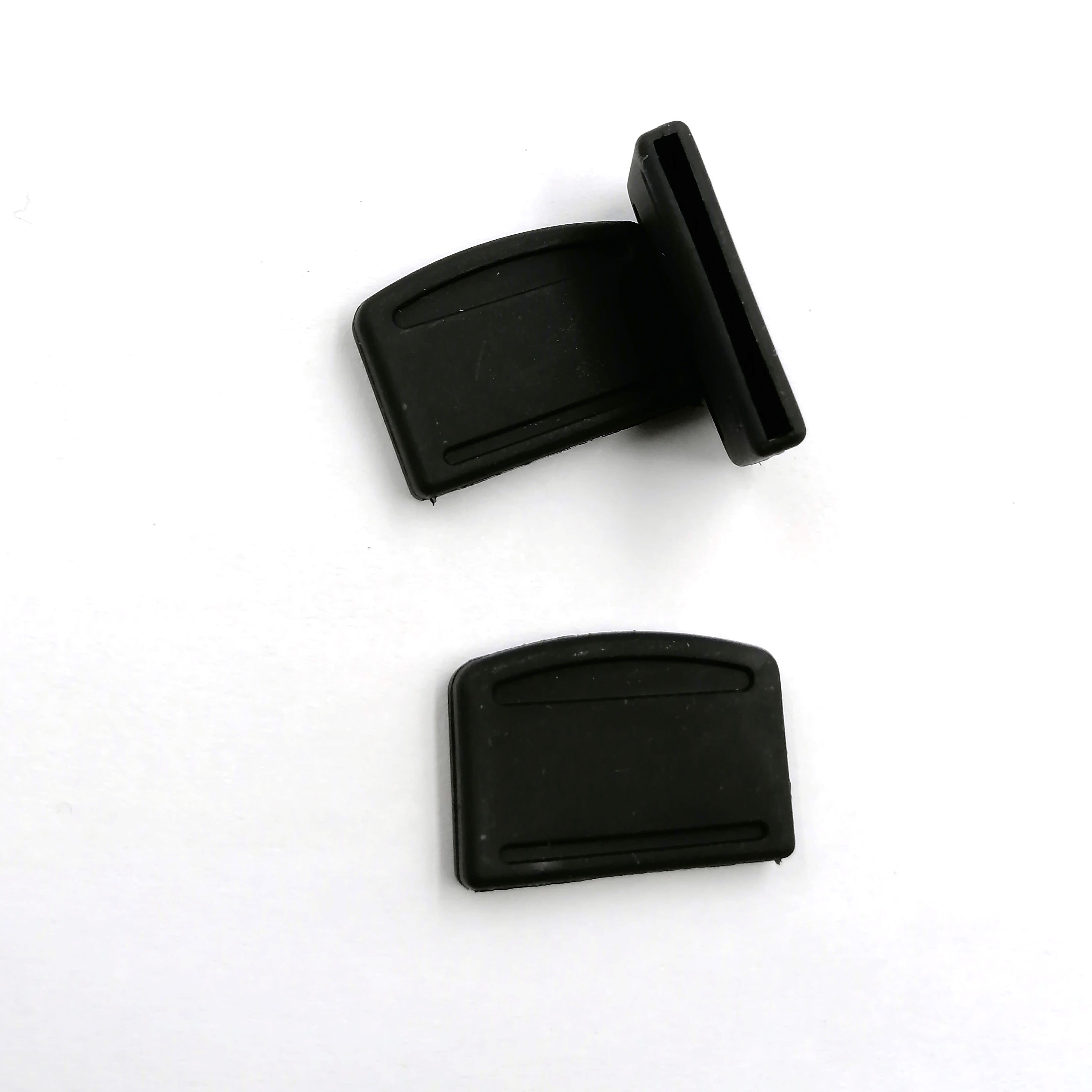 Low Price PVC/PU Strap End Clip Webbing Cord End Plastic Tail Clip Ribbon Sewing Closure Buckle