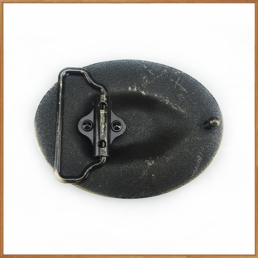 Vintage Plate Small Blank Pattern Custom Western Cowboy Belt Buckle Popular Style Knight Belt Buckle for Men Women