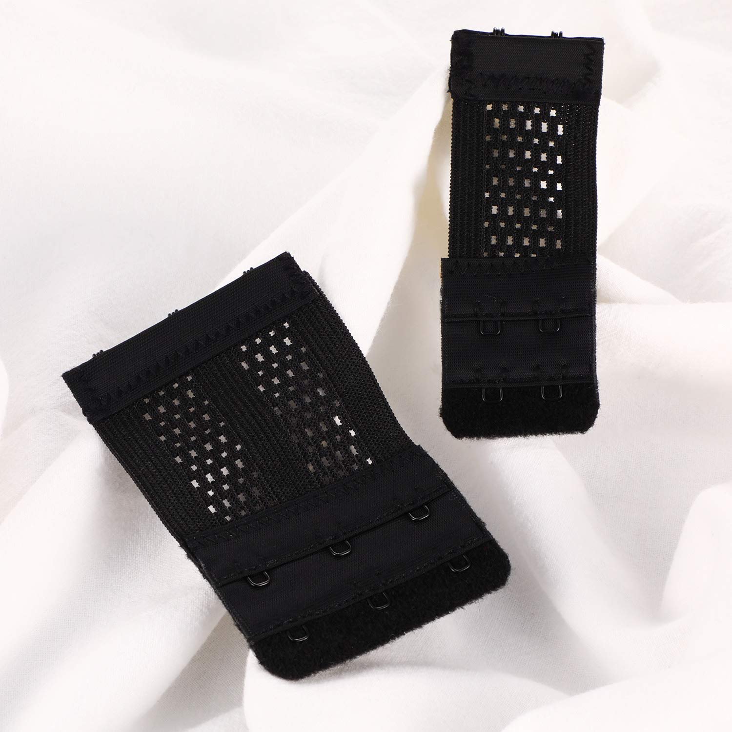 Customization lingerie accessories seamless strap extend hook eye women bra buckle extender elastic stretchy lin