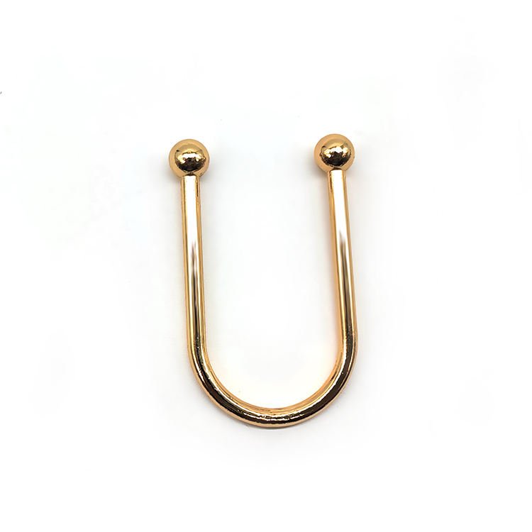 Wholesale Fashion Reusable Metal Adjustable Bra Buckle Zinc Alloy Sexy Dress Underwear U-Shaped Front Buckle