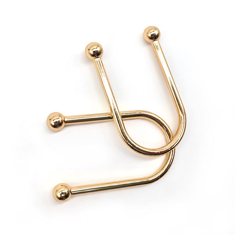 Wholesale Fashion Reusable Metal Adjustable Bra Buckle Zinc Alloy Sexy Dress Underwear U-Shaped Front Buckle