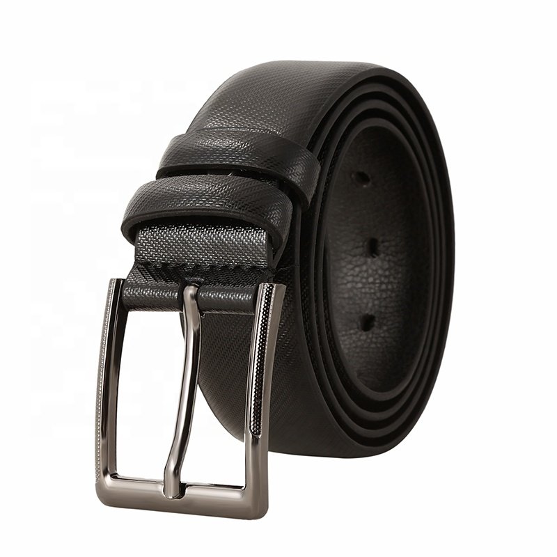 Factory Business Leather Brand Designer Pin Buckle wholesale Men PU Leather Belt
