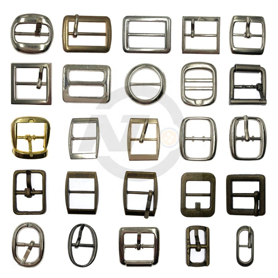 Handbags Accessories Metal Pin Square Pull Core buckles Dog Collar Buckle