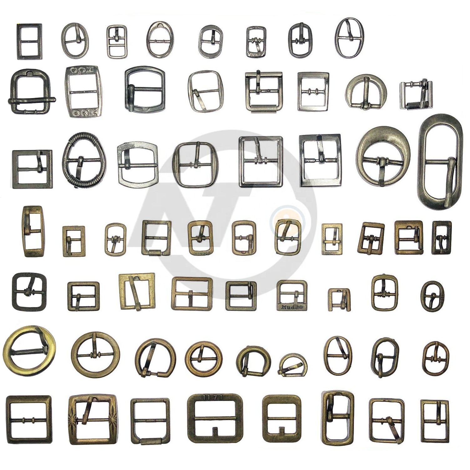 Handbags Accessories Metal Pin Square Pull Core buckles Dog Collar Buckle