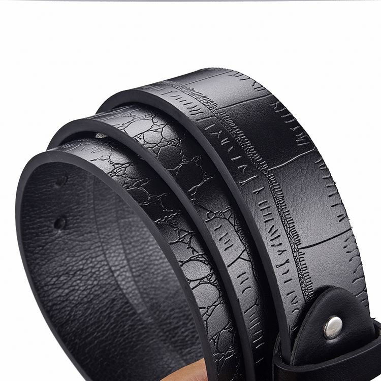 Professional manufacture custom men crocodile leather belt good quality pin buckle belt