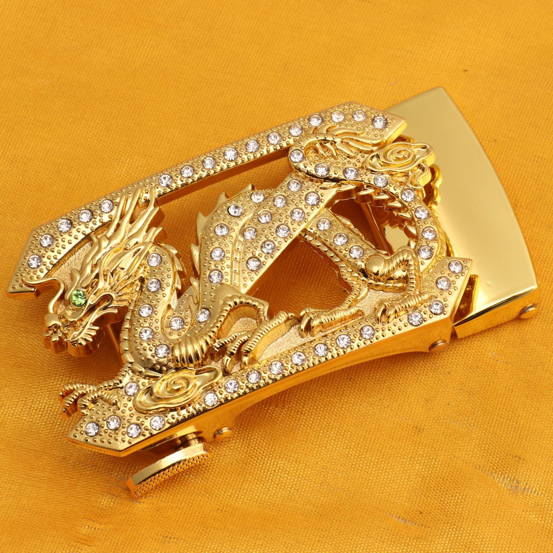 Mens alloy belt buckle rihnstone Factory Direct High Quality automatic belt buckle removable automatic buckle