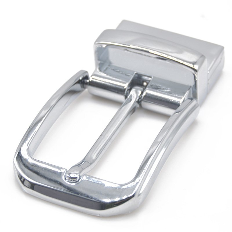 35 mm size high quality European zinc alloy reversible metal pin belt buckle for men leather belt custom logo belt buckles