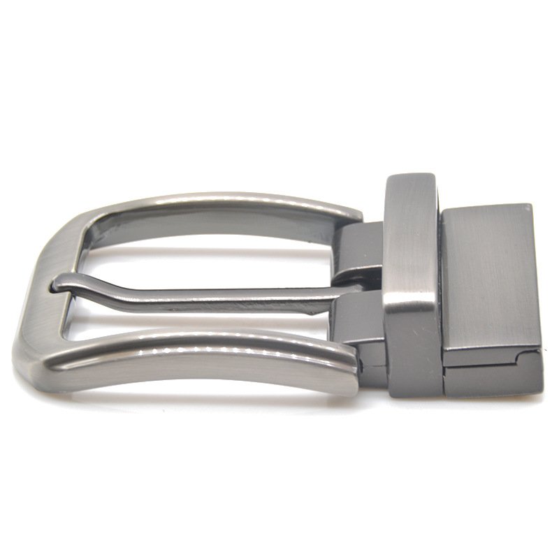 35 mm size high quality European zinc alloy reversible metal pin belt buckle for men leather belt custom logo belt buckles