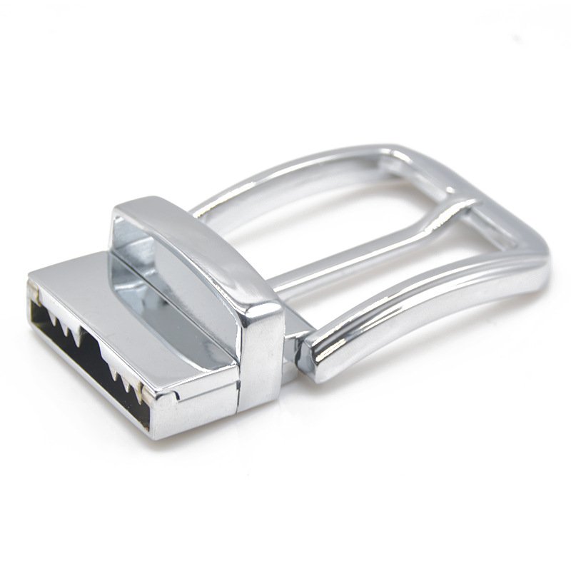 35 mm size high quality European zinc alloy reversible metal pin belt buckle for men leather belt custom logo belt buckles