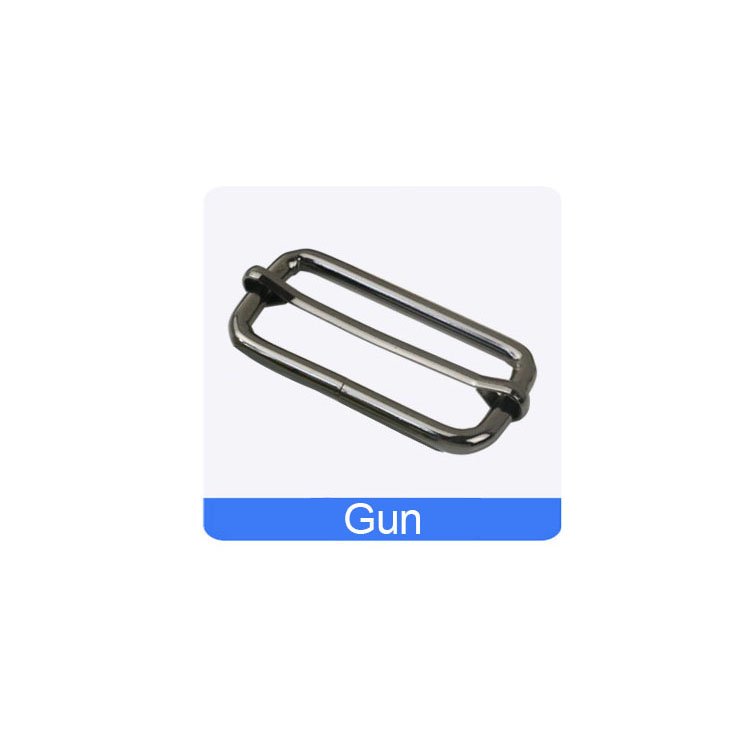 Consen 50mm Adjuster Slide Buckle Bags Hardware Accessories Square Roller Pin Buckles for Handbag