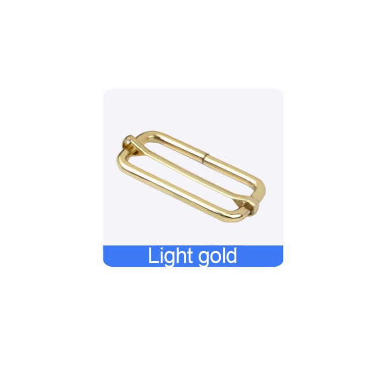 Consen 50mm Adjuster Slide Buckle Bags Hardware Accessories Square Roller Pin Buckles for Handbag