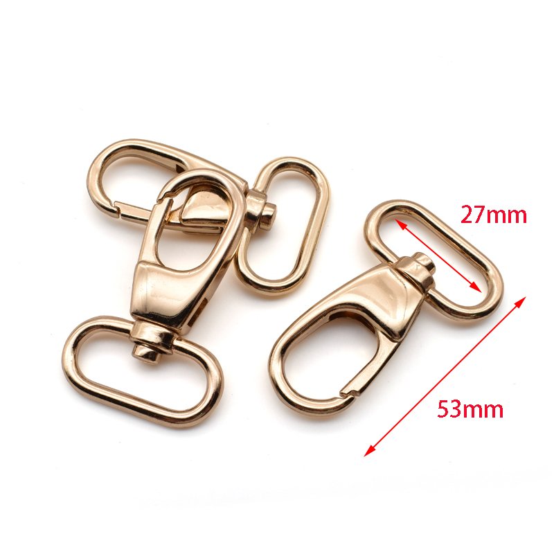 Handbag Strap Dog Leash Collar Hardware Accessories Swivel Metal Snap Hook Buckle Breakaway Buckles For Backpack Accessories