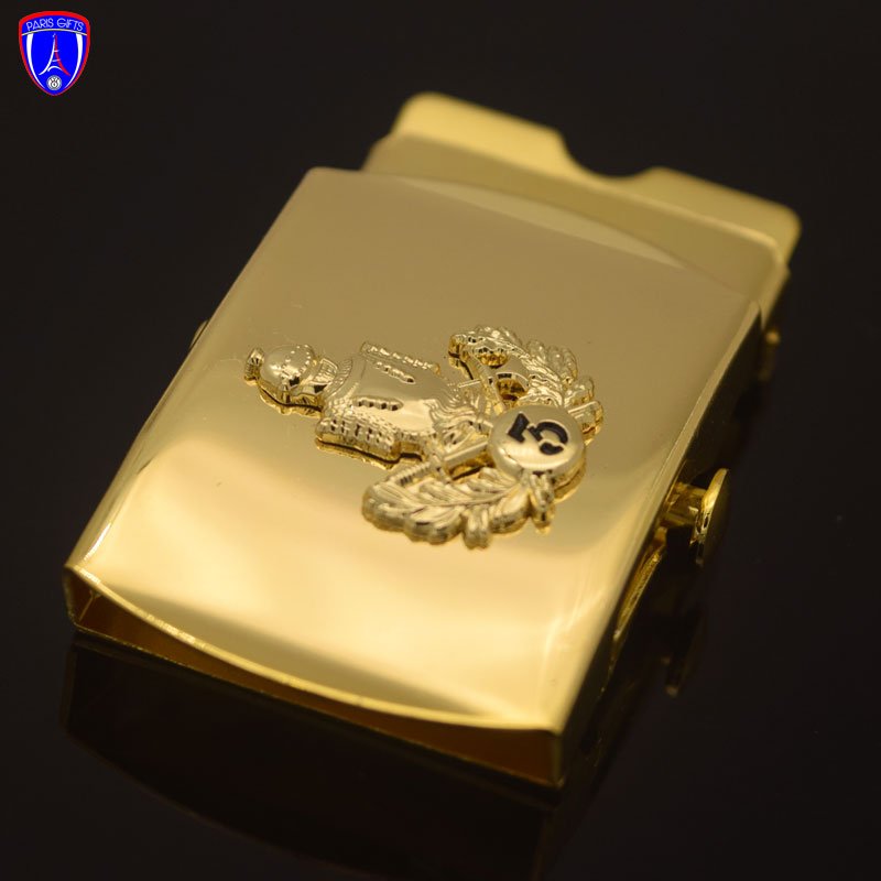 Cheap excellent quality plating metal belt buckle clasp adjust buckle men shiny gold belt buckle
