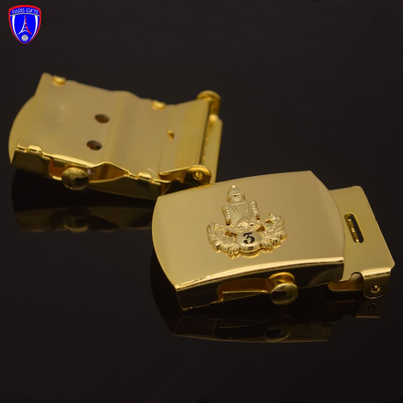 Cheap excellent quality plating metal belt buckle clasp adjust buckle men shiny gold belt buckle