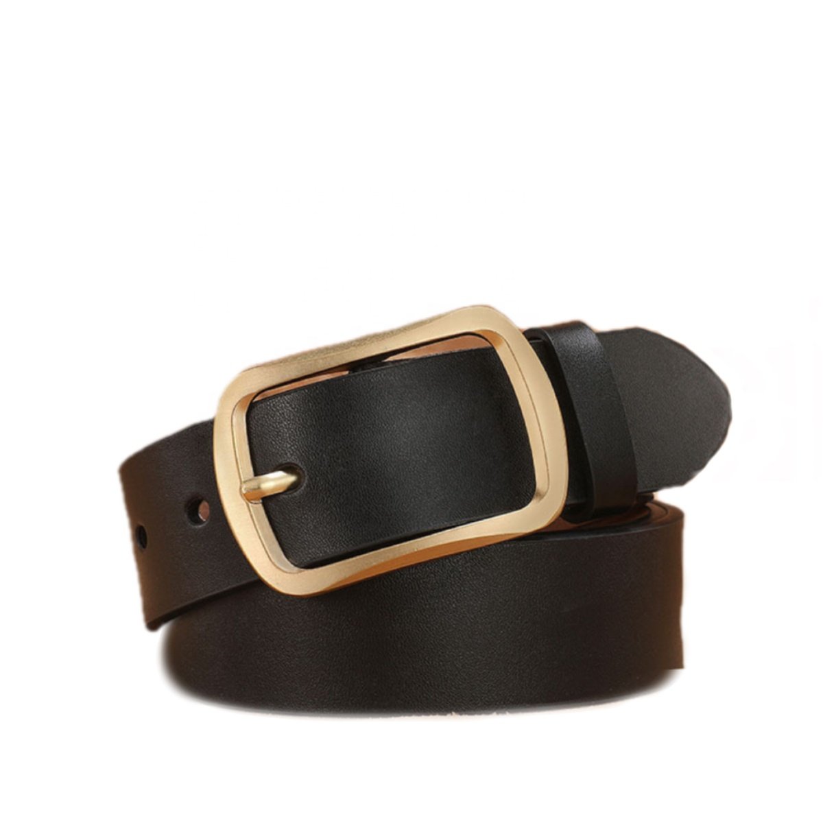 Multiple pin buckle styles popular synthetic leather men's waist belts business fashion pants belts for man gift 3.8cm*120cm