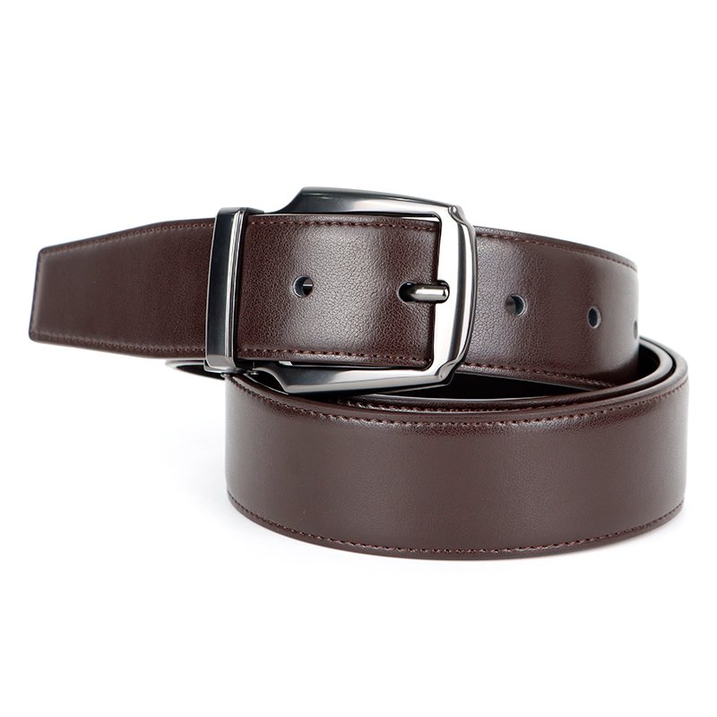 100% authentic Fashion Mens Universal Custom Pin Buckle Leather Belt Genuine Leather Belts Metal Belts