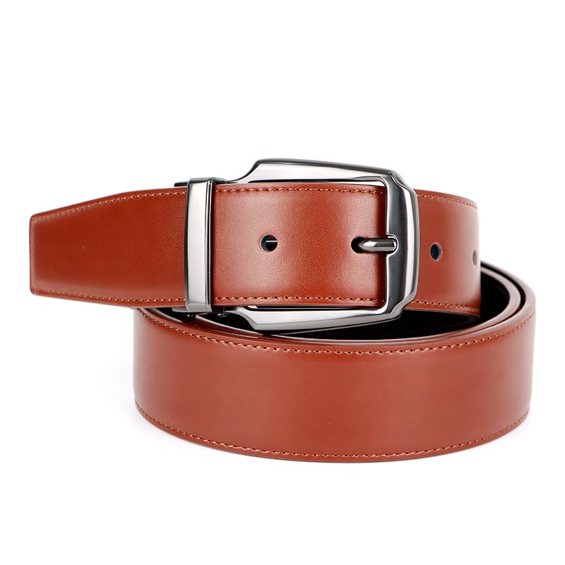 100% authentic Fashion Mens Universal Custom Pin Buckle Leather Belt Genuine Leather Belts Metal Belts