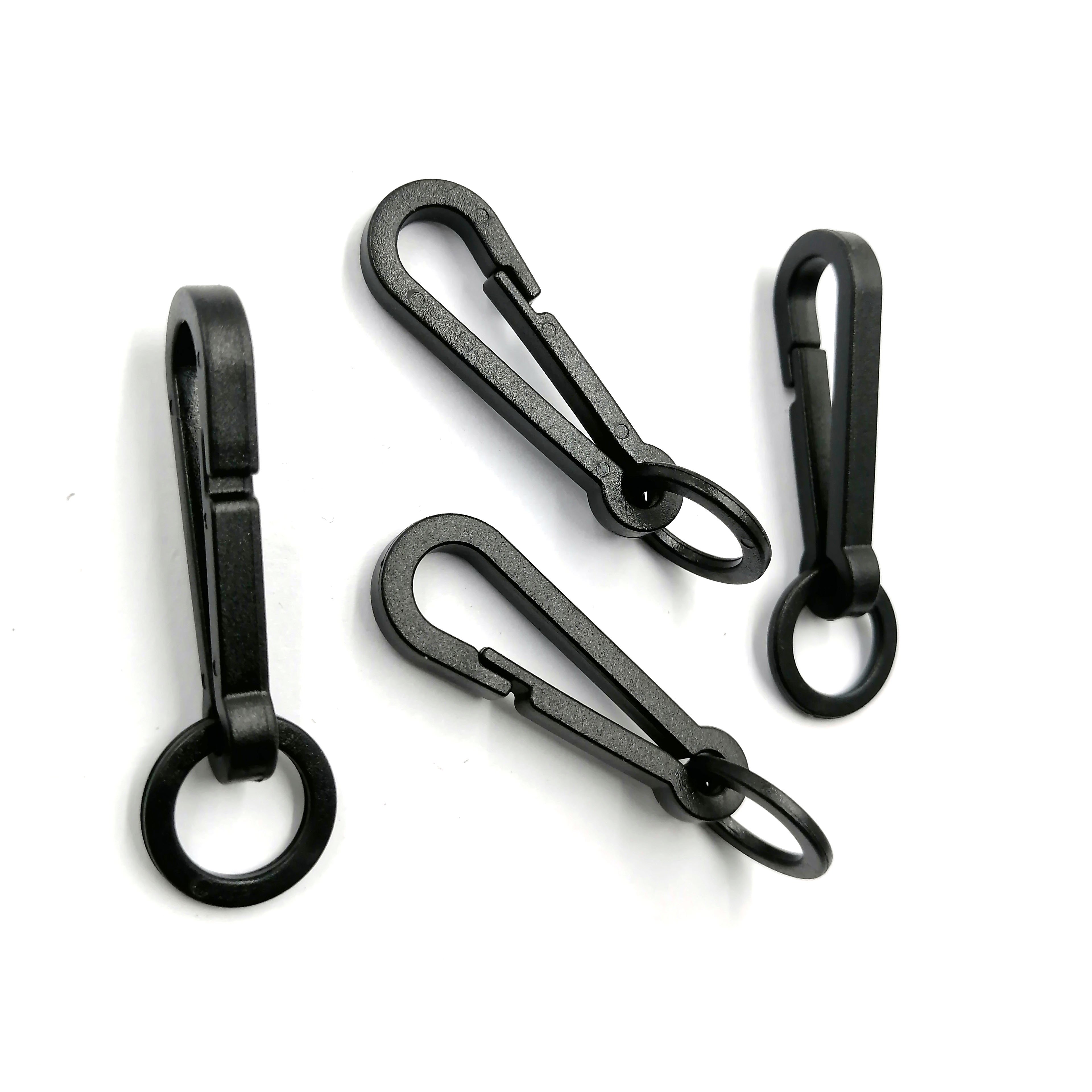 Popular Plastic Clip Snap Hanging Hook Mini Carabiner Buckle For Paracord Backpack Straps Accessories