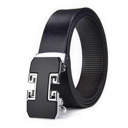 2020 New Arrival Casual Alloy Buckle Custom Mens Original Automatic Leather Belt For Man