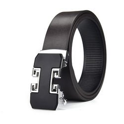 2020 New Arrival Casual Alloy Buckle Custom Mens Original Automatic Leather Belt For Man