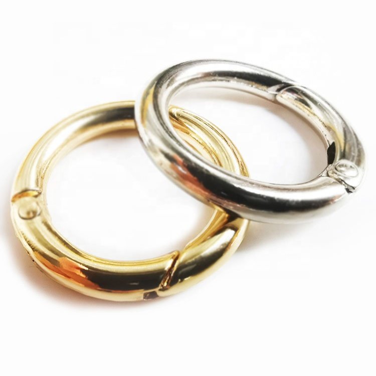 Round Spring Buckle Open Ring Coil DIY Hardware Decoration Buckle Hanging Chain Mobile Phone Shell Accessories