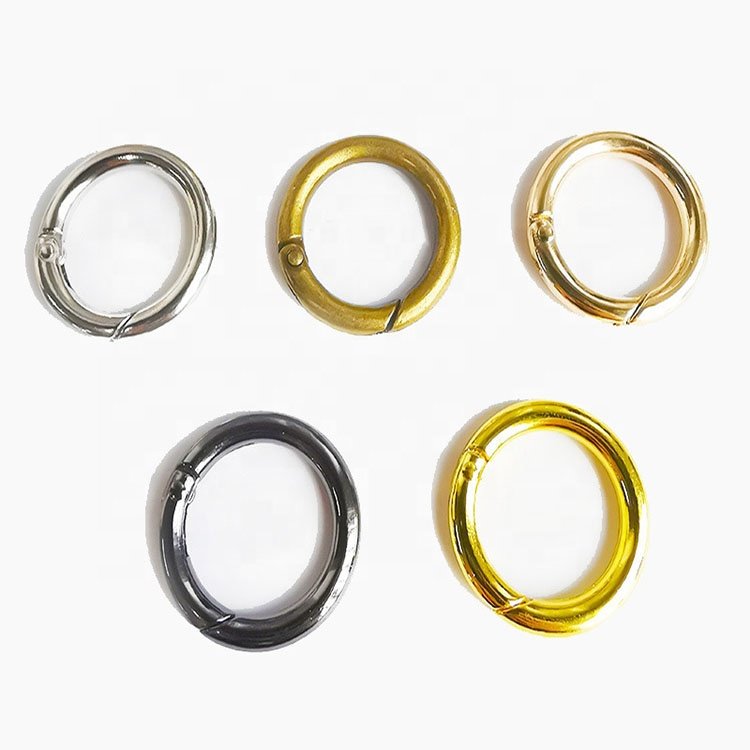 Round Spring Buckle Open Ring Coil DIY Hardware Decoration Buckle Hanging Chain Mobile Phone Shell Accessories