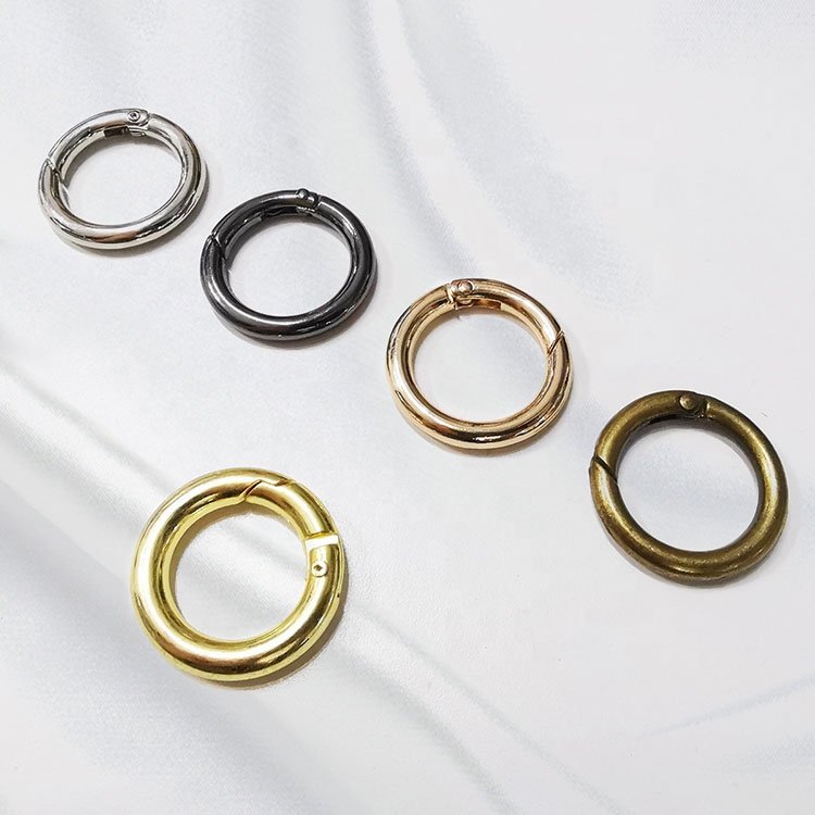 Round Spring Buckle Open Ring Coil DIY Hardware Decoration Buckle Hanging Chain Mobile Phone Shell Accessories