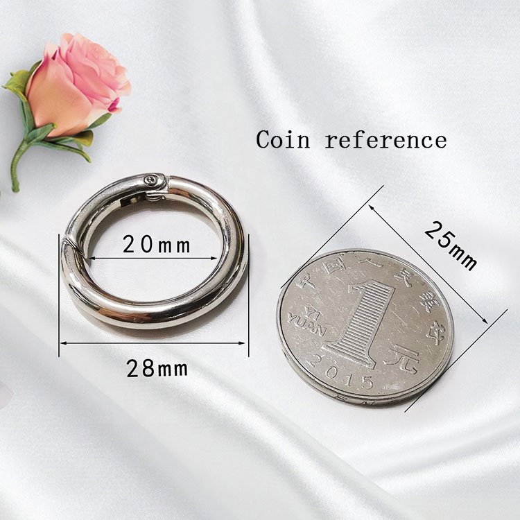 Round Spring Buckle Open Ring Coil DIY Hardware Decoration Buckle Hanging Chain Mobile Phone Shell Accessories