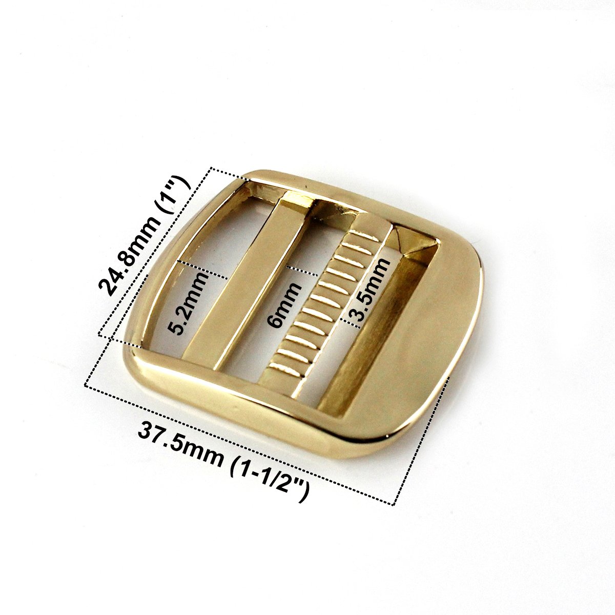 High Quality Alloy Adjustable Buckle for Backpack Webbing Strap Bag Parts Accessories Tri Glide Buckle