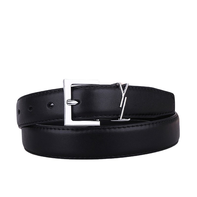 Women's leather needle buckle retro vintage belt large brand cowhide belt designer versatile casual ladies belt wholesale price