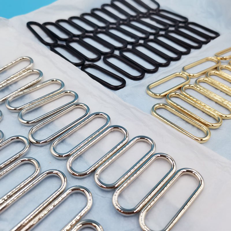 25MM 32MM 38MM Seamless Strap Belt Loop Dog Collar Leads Clasp Hardware Metal Oval Ring Buckle Carabiner Hook For Bag Backpack