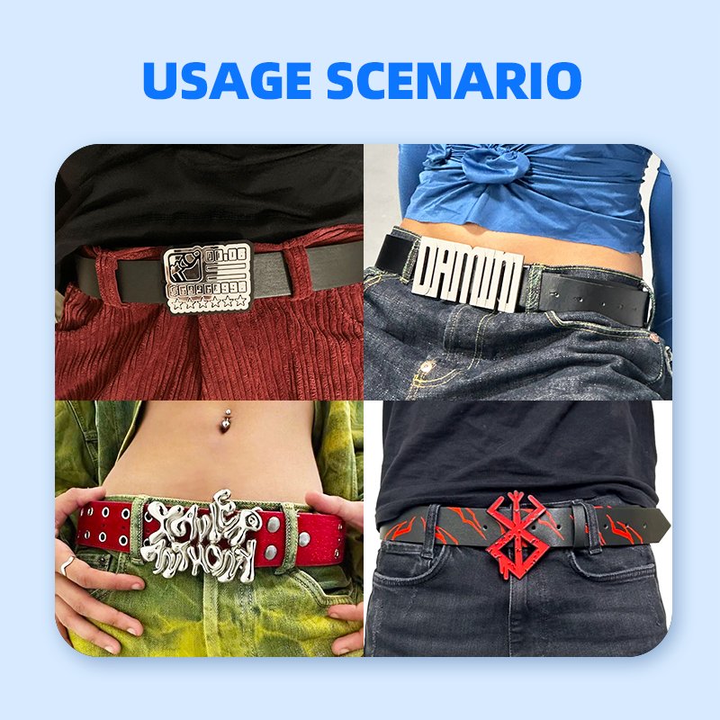 RENHUI Western Stainless Steel Luxury Wholesale Manufacturer Brass Belts Leather Men Logo Metal Custom Belt Buckles