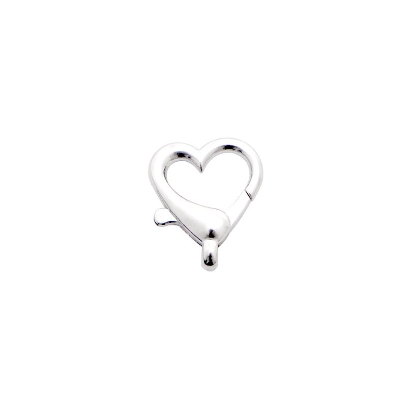 diy accessories Love Lobster buckle Metal keychain Heart box buckle Heart alloy handwork material