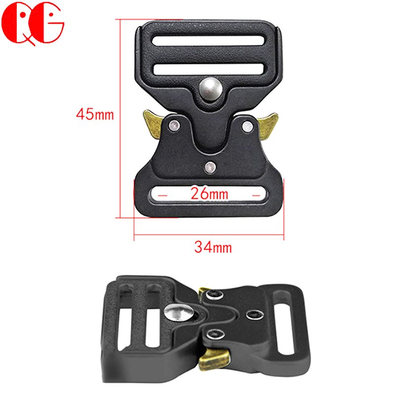 Nylon Hiking Rigger Web Work Belt with Heavy Duty Tactical Belt Buckle Security Rescue Belt with Metal Buckle