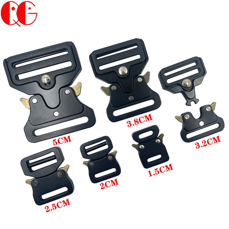 Nylon Hiking Rigger Web Work Belt with Heavy Duty Tactical Belt Buckle Security Rescue Belt with Metal Buckle