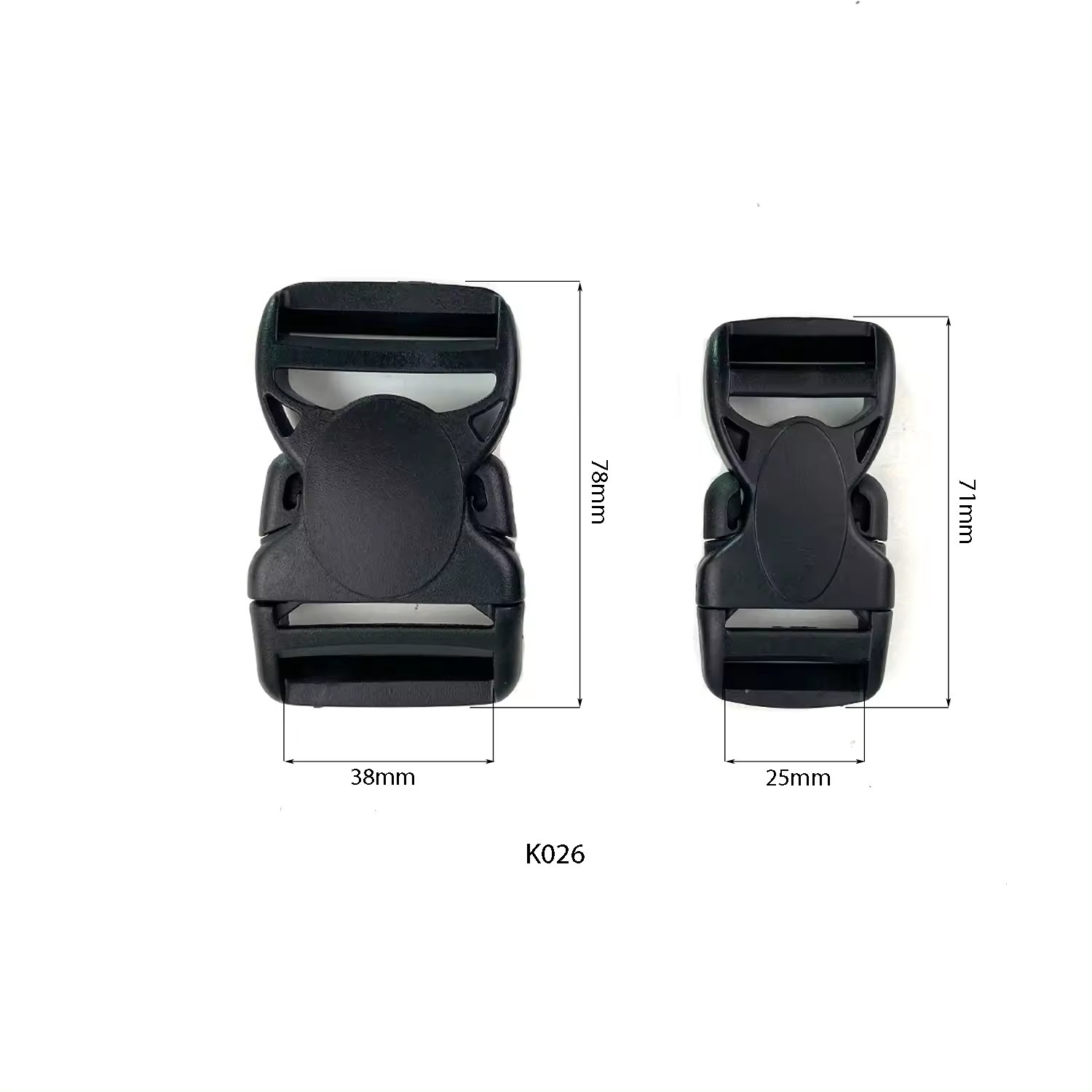 Wholesale Plastic Side Release Buckle Backpack Straps Adjustable Belts Tactical Backpack Straps