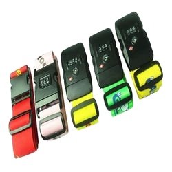 New Style Portable Travel Organizer Luggage Straps Nylon Luggage Belt Strap Buckle Belt Metal Custom Adjustable Travel Tsa Belts