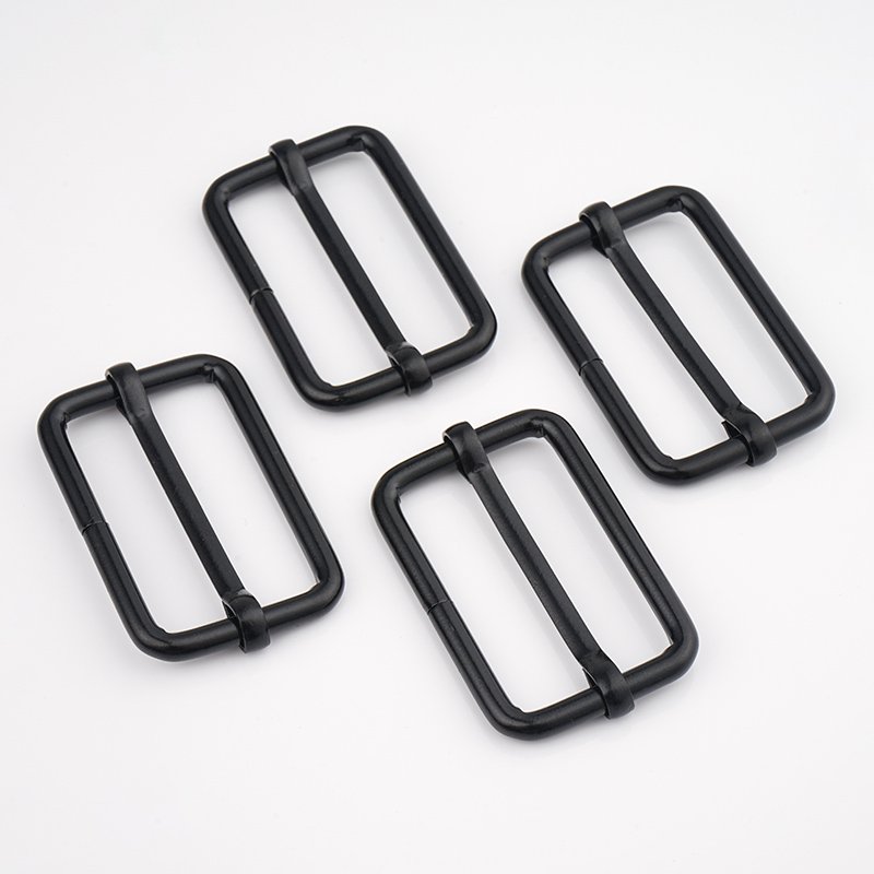 Bag DIY Accessories 38mm Metal Buckle Adjuster 1.5" Metal Adjustable Bag Strap Buckle Tri Glide Adjustable Buckle