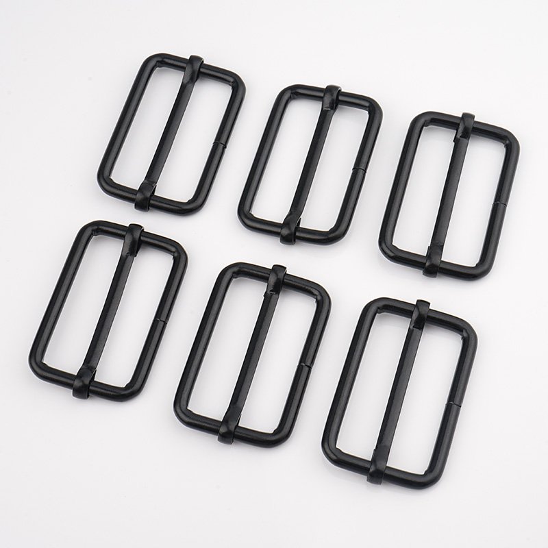 Bag DIY Accessories 38mm Metal Buckle Adjuster 1.5" Metal Adjustable Bag Strap Buckle Tri Glide Adjustable Buckle