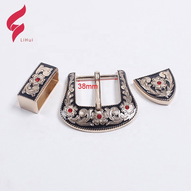 Custom 38mm western women western buckle belt cowboy belt buckle engraved with logo belt buckle manufacturer