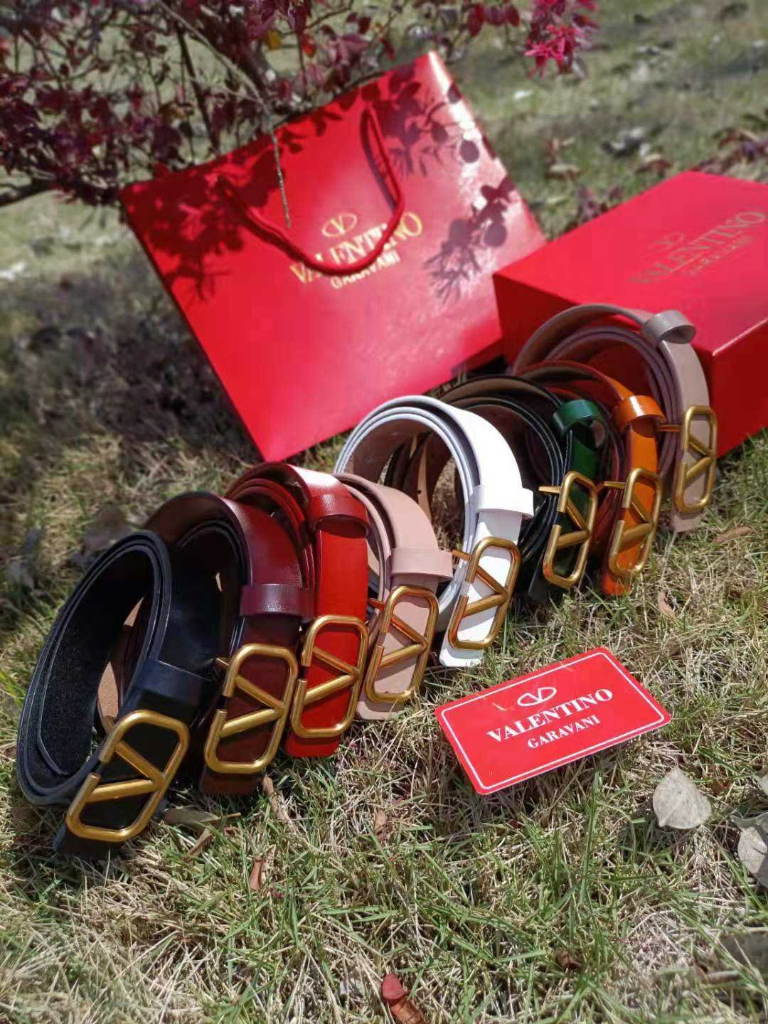 Genuine PU Leather Automatic Buckle Belt for Men Designer Business/Casual Mens Belts with Alloy Buckle Mens Accessories
